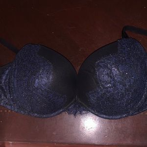 Victoria’s Secret ‘Very Sexy’ Dark Blue Lace Push Up Bra 38D